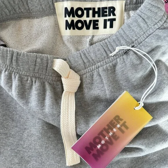 NWT MOTHER DENIM Women's Sz S Move It Bender Ankle Jogger Gray 100% Cotton $158 - Picture 9 of 14